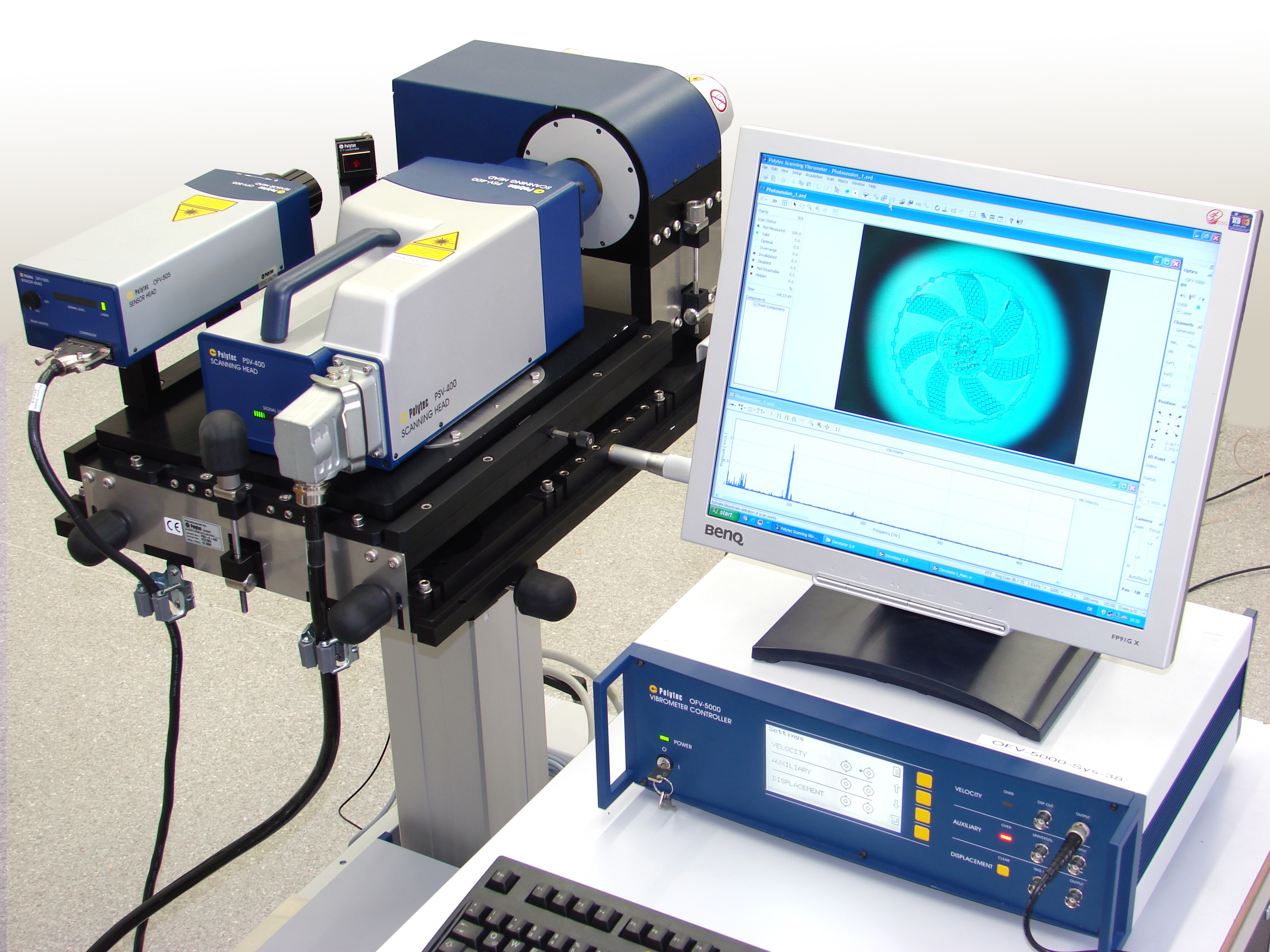 PSV-500-3D 掃描式激光測振儀
